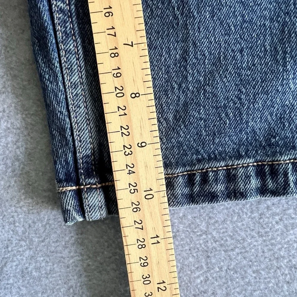 Hollister Y2K Denim Carpenter Shorts Mens 32 Distressed Vtg Baggy Jean Skater - Picture 8 of 12